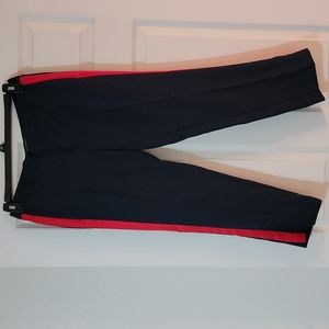 Navy blue with red stripe on size dress pants